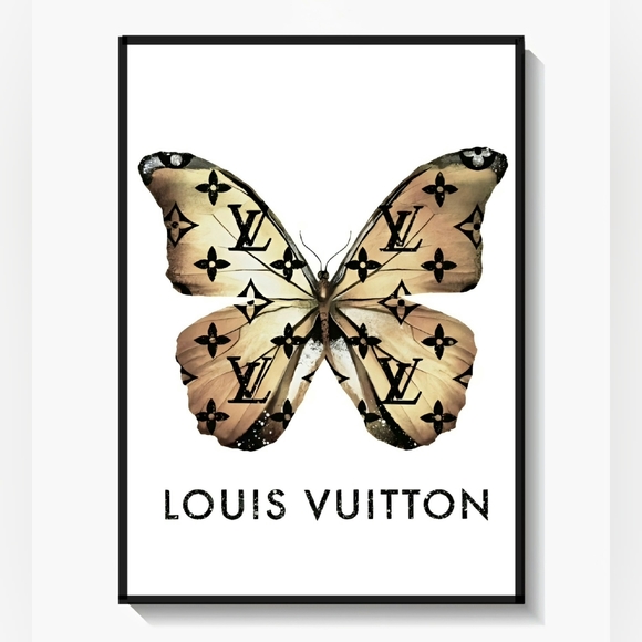 Louis Vuitton 8 1/2"x11" Framed Wall Art - Picture 1 of 1